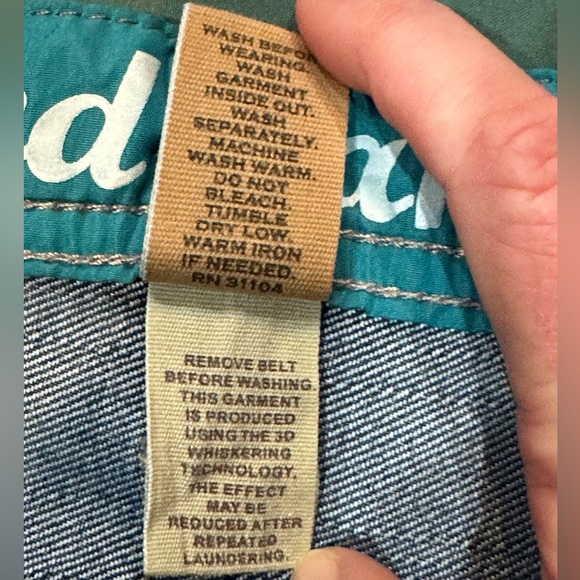 Red Camel blue jeans sz 16 Boys. Whiskered pattern, medium wash denim Adjustable - Picture 12 of 12